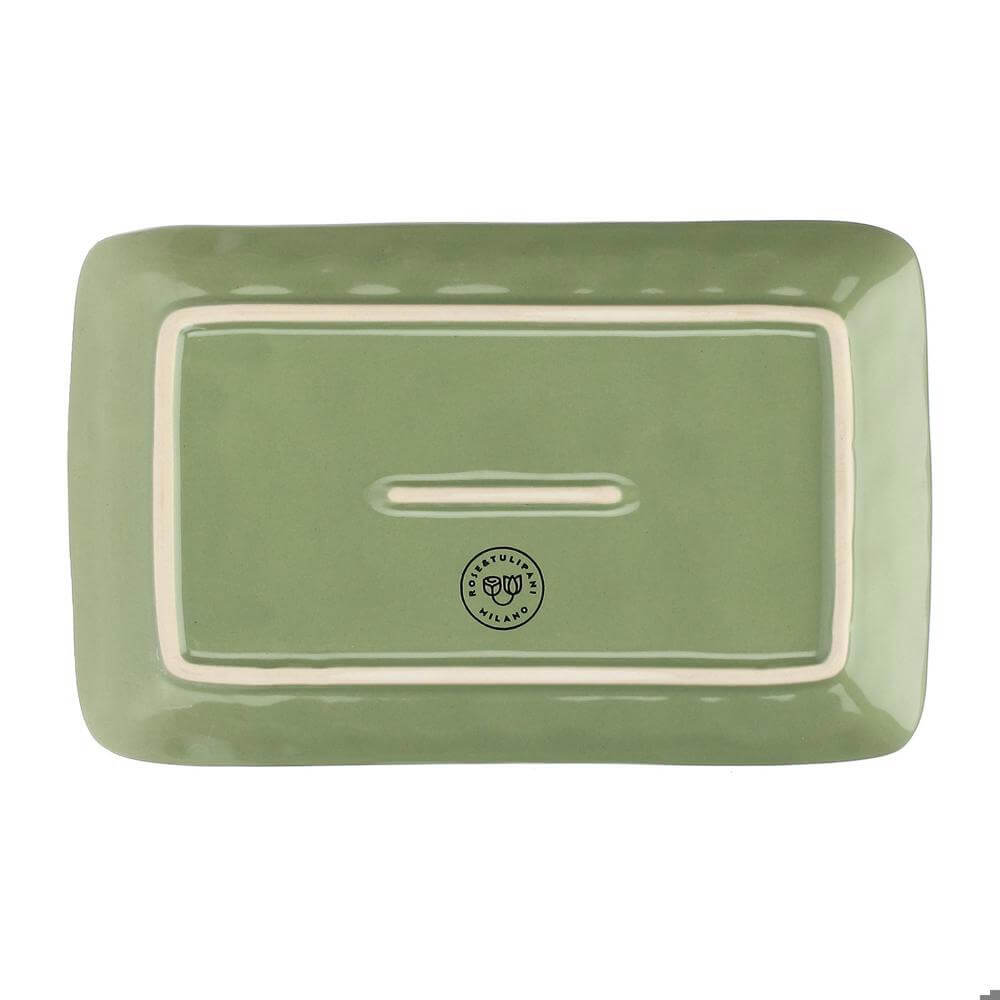 Rose & Tulipani Concerto Verde Oliva Tray